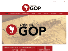 Tablet Screenshot of angelinagop.org